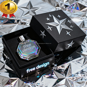 ODM OEM Custom Logo UV Printed Eco-Friendly Reusable Corrugated Rigid <b>Magnetic</b> Gift <b>Box</b> with Silk Satin Lining - Product Image 1