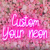 Enseigne commerciale personnalisée haut de gamme en néon, panneau publicitaire commercial, logo LED acrylique personnalisé, enseigne lumineuse LED personnalisée