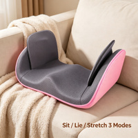 Coussin de massage chauffant infrarouge pour physiothérapie, avec compression d'air pour fessiers et hanches, vibration intelligente, pour assis, couché et étirement, soulagement sciatique et piriforme