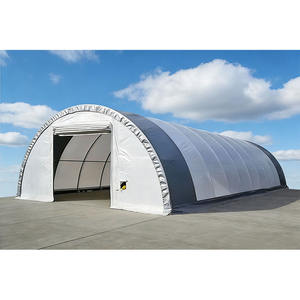 Grande tente de stockage industrielle imperméable en PVC, structure en acier Q235, double treillis, hangar pour avions et tente d'urgence - Product Image 5
