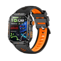 Montre connectée GPS avec écran AMOLED pour la plongée, étanche, avec fonction de réponse aux appels, 540 mAh, écran IPS de 2,01 pouces