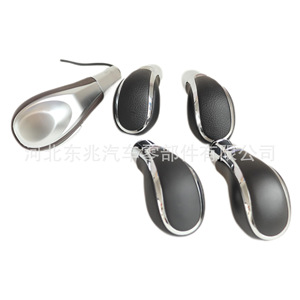 Car Gear <b>Shift</b> <b>Knob</b> Black Leather For Opel Vauxhall Gm Buick Excelle Gl8 Automatic Transmission - Product Image 5