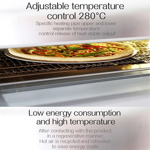 เตาอบพิซซ่าแบบสายพาน เตาอบคอมบิเชิงพาณิชย์ พร้อมเตาอบไฟฟ้า <span class=keywords><strong>Rational</strong></span> - Product Image 6