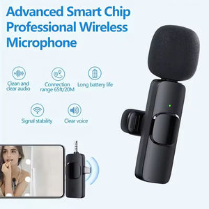 Microphone cravate sans fil miniature professionnel à condensateur omnidirectionnel USB-C avec suppression du bruit pour les interviews, en métal - Product Image 6
