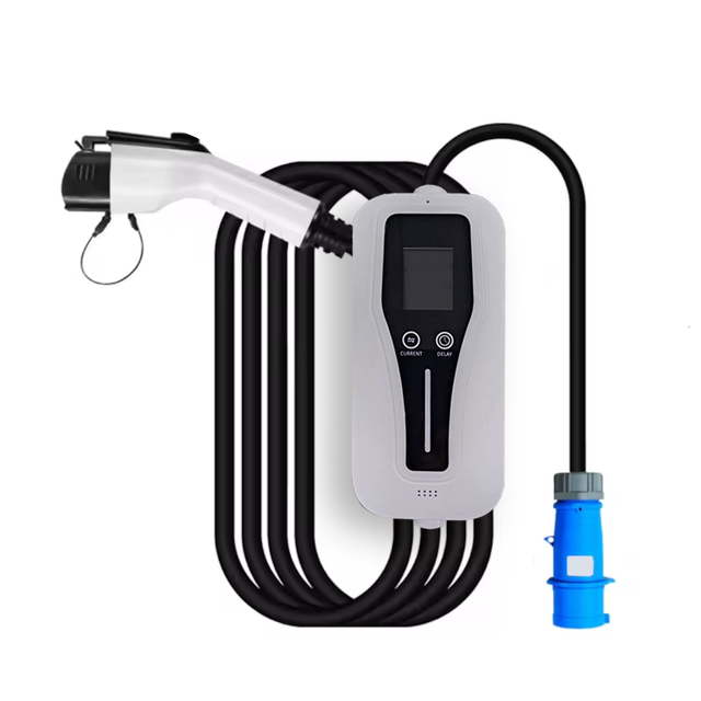 EV Charger 7KW Home Evse 32A Plug EV Charger 5M Charging Cable Home AC Portable EV Charger