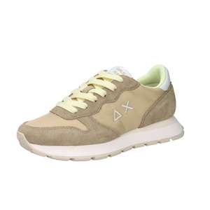 Sun68 Women's Sneakers Beige White <b>Pink</b> 3 Cm Heel Flat <b>Shoes</b> Size 36 37 38 39 40 41 42 - Product Image 4