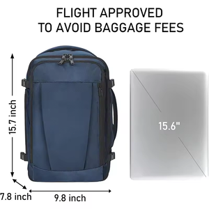 <span class=keywords><strong>Bolsas</strong></span> <span class=keywords><strong>DE</strong></span> CABINA <span class=keywords><strong>DE</strong></span> <span class=keywords><strong>VIAJE</strong></span> <span class=keywords><strong>40x20x25</strong></span> Mochila <span class=keywords><strong>de</strong></span> cabina <span class=keywords><strong>de</strong></span> equipaje Aprobado por vuelo Llevar hilo impermeable Poliéster Cremallera unisex CN;FUJ - Product Image 2