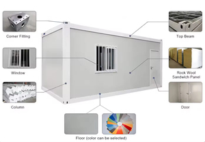 Casa Contenedor Móvil Plegable con Ruedas, Diseño Portátil para Viajes, Tienda Móvil, Estación <span class=keywords><strong>de</strong></span> Servicio - Product Image 2