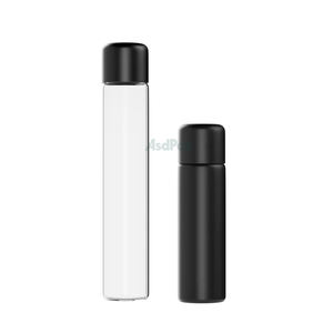 Tubes en verre CR écologiques de 85 mm/90 mm/116 mm/125 mm, finition mate avec bouchon à vis à sécurité enfant, pré-emballage pour usage alimentaire - Product Image 1