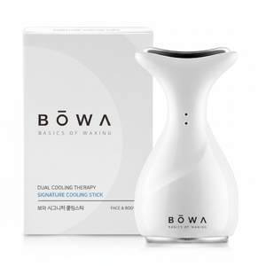 Bowa Signature White Cooling Stick Dual Therapy ABS+Plastic+Stainless Cire dépilatoire pour les zones du visage et du corps (bikini/intimes) à action rapide - Product Image 2