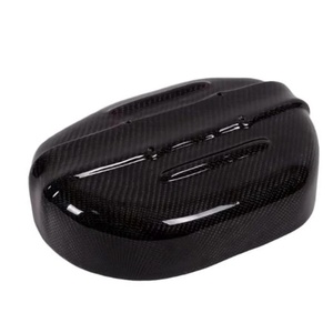 Cubierta de <span class=keywords><strong>cilindro</strong></span> de motor de fibra de carbono mecanizado CNC personalizado servicio de fabricación de piezas protectoras de motocicleta - Product Image 3