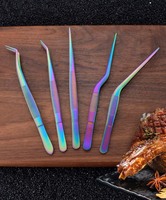 Pinces de cuisine en acier inoxydable pour la pâtisserie, la décoration, outil de cuisine, pince de chef, pince à barbecue, pince alimentaire, pince de chef
