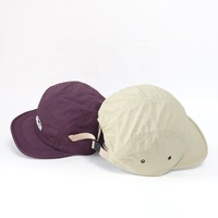 Casquette de sport légère en nylon pour homme et femme, haute qualité, 5 panneaux, avec logo personnalisé, pour activités de plein air, alpinisme et camping, commande en gros