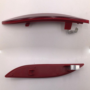 Láminas reflectantes para parachoques trasero QY, forma de menisco, para Renault Megane MK3 2008-2013, lentes LED rojas planas y convexas - Product Image 3