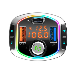 Transmisor FM 5.3, Receptor de Audio Inalámbrico, Reproductor <span class=keywords><strong>MP3</strong></span>, Carga Rápida PD45W y QC356W - Product Image 4