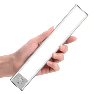Motion Activated USB Rechargeable LED Closet Light Wireless Stick-On Anywhere Table Under Cabinet Bookcase Motion Sensor Light