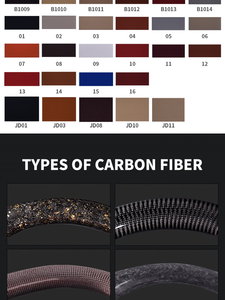 Volante de fibra de carbono personalizado para <span class=keywords><strong>Mazda</strong></span> 3 6 CX5 CX30-Actualización interior de estilo de carreras de línea roja - Product Image 6