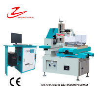Mini máquina de corte de fio cnc edm dk7735 preço baixo