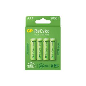 Gp Recyko Aa 2600 Mah ricaricabile 4 Gp270aahce-2eb4 batteria (gprhc272e001)