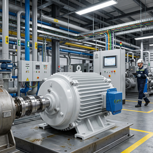 Moteur à aimant avec option d'arbre en acier inoxydable, IP55, puissance personnalisée de 0,75 kW à 315 kW - Product Image 2