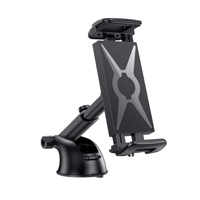 Support de téléphone/tablette rotatif universel pour voiture/camion, fixation télescopique à ventouse pour tableau de bord et pare-brise – Bestseller Amazon