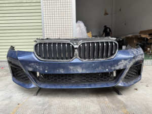 宝马3系G30 <span class=keywords><strong>LCI</strong></span> 2021-2022散热器冷凝器风扇随附的拆卸批发前嘴鼻切组件 - Product Image 2