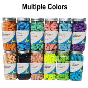 60 pares de tapones para los oídos de espuma mixta para dormir tapones desechables para los oídos protección <span class=keywords><strong>auditiva</strong></span> - Product Image 6