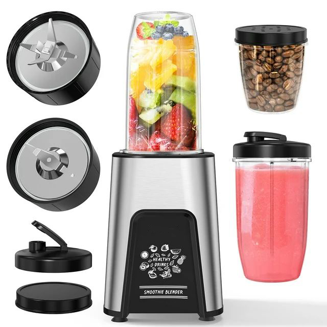 Personal 800W Smoothies Maker Blender for Frozen Drinks & Crushed Ice with BPA Free Portable Bottle-Hotel & Outdoor Use · image 1