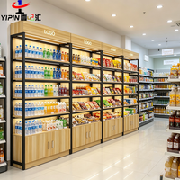 Vitrine murale personnalisée avec logo, armoire de rangement inférieure verrouillable pour produits de beauté, cosmétiques, présentoir mural pour la vente au détail