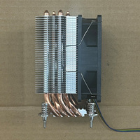 Radiateur à tube en cuivre OEM/ODM 90mm LGA115x/1200/1700/am4/am5 compatible avec PC refroidisseur de processeur ventilateur de caloduc en cuivre pour PC de jeu