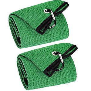 Hot Selling Sublimation Microfibre Magnet Custom Magnetic Golf Towel With Logo and <b>Hook</b> - Product Image 2