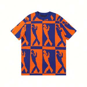 Ropa de punto de verano personalizada, superventas, camisa de manga corta de diseñador, suéter, Camiseta de punto de lujo con cuello redondo para hombre - Product Image 1