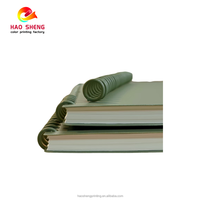 Carnet d'exercices à feuilles mobiles A4/A5 épaissi, reliure spirale, couverture souple, format personnalisable, plastifié, pour l'école