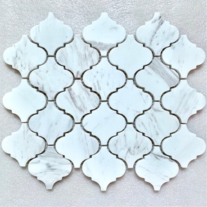 Design del bagno delle mattonelle di <span class=keywords><strong>mosaico</strong></span> della lanterna di migliore qualità, <span class=keywords><strong>mosaico</strong></span> delle mattonelle della parete esterna della lanterna bianca - Product Image 5