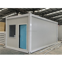 Kit de maisonnette modulaire préfabriquée sur mesure, démontable, en conteneur plat, pour bureau, habitation ou cabane, avec structure en acier, pour extérieur