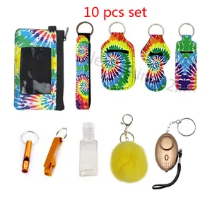 10pcs Set Neoprene ID Card Wallet Wristlet and Lip gross Sleeve Self Defense Supplier