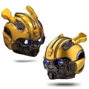 Compact <span class=keywords><strong>Bumblebee</strong></span> Subwoofer <span class=keywords><strong>Casque</strong></span> Haut-Parleur pour Home Theatre Party Hornet FM Radio USB MP3 TF Haut-parleurs Bureau BT Bureau BT - Product Image 1