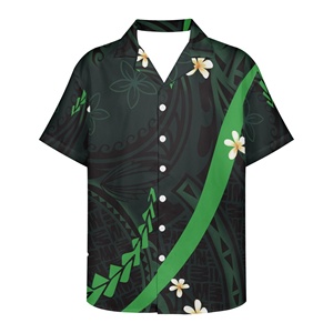 Tenues assorties pour la <span class=keywords><strong>famille</strong></span>, tendance et élégantes, de style polynésien tropical vert et noir, vêtements assortis pour les fêtes, personnalisables pour la <span class=keywords><strong>famille</strong></span> - Product Image 5