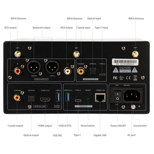 Reproductor de Música Hi-Fi DMP25-<span class=keywords><strong>CD</strong></span> Más Vendido, RK3568, Música de Alta Calidad para Uso Doméstico - Product Image 6