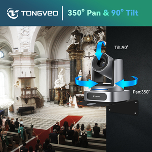 <span class=keywords><strong>NOUVELLE</strong></span> CAMÉRA 2026 10X USB HDMI AI 4K 30FPS PLUG and PLAY PTZ pour <span class=keywords><strong>ZOOM</strong></span>, RÉUNIONS - Product Image 2