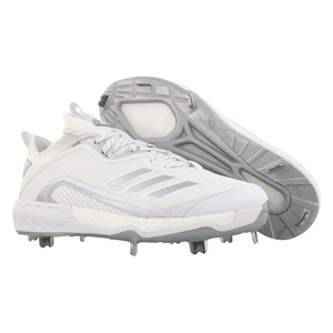 Adidas ไอคอน6รองเท้าสำหรับผู้ชายและรองเท้าสนามสีขาว/สีเทา | ของแท้100% - Product Image 5