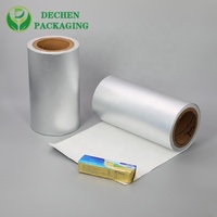 Rouleaux de papier laminé en aluminium avec film PE, papier kraft pour tubes et boîtes de beurre et de crème glacée
