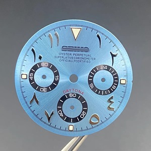 Nuevos Accesorios para Relojes VK63, Esfera con Diseño de Cronógrafo de Tres Ojos, Esfera de 29.5mm con Números Arábigos y Seis Agujas VK - Product Image 6