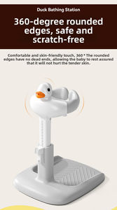 Support de Bain Pliable et Réglable pour Bébé et Tout-Petit - Antidérapant, Portable, pour le Lavage des Fesses, Libère les Mains de la Mère - Product Image 2