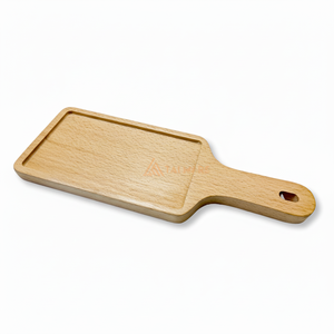 Bandeja para hornear de madera para uso doméstico-Diseño cuadrado y rectangular simple para pizza, bistec, pastel, pan, otros platos y sartenes - Product Image 1
