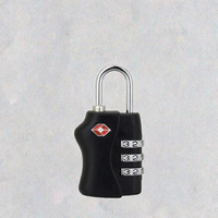 BBDHOME TSA338 Cadenas de voyage numérique à combinaison à 3 chiffres 20 mm IP66 Étanche Verrouillage à levier unique