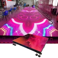 Discothèque Portable 18x18 scène disco écran piste de danse intérieur extérieur magnétique mariage affichage interactif led piste de danse