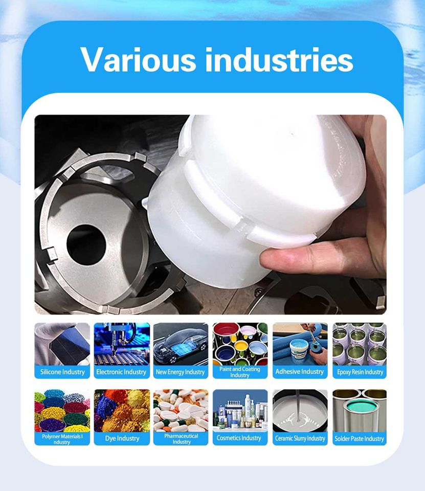 500mL Vacuum Stirring Machine Planetary Centrifugal Defoaming Mixer ...