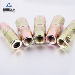 Brass Color <b>Waterproof</b> Injection Packers 13*150mm A15 Grouting Packers for Warehouse Concrete Park Use - Product Image 6