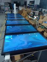 Layar Digital Signage Luar Ruangan 43 49 55 Inci, Kecerahan Tinggi 3000 Nits, Tahan Air IP66, Laminasi Penuh, Anti-silau